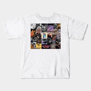 music aesthetic collage Kids T-Shirt